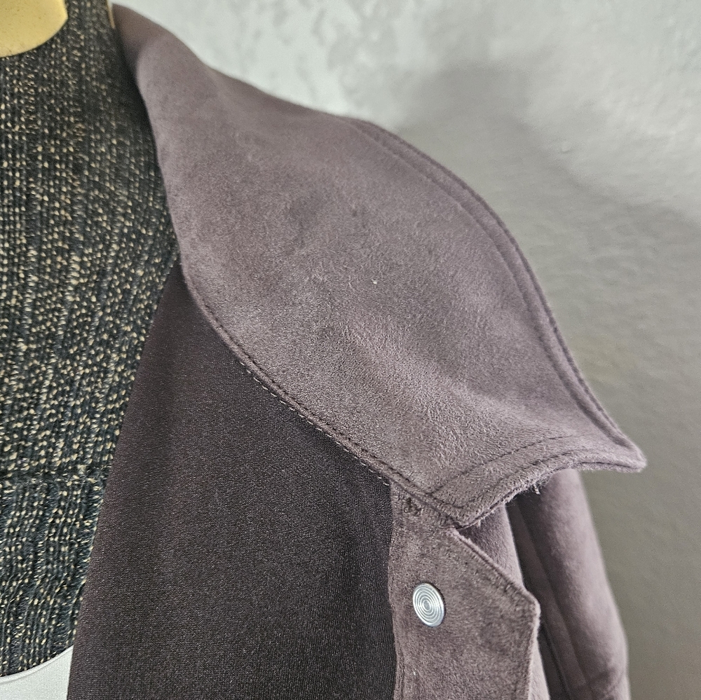 Truth by Republic faux leather button up large - Picture 3 of 6